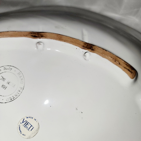 Large VIETRI Italian Pottery Fish Plate Serving Dish - Picture 2 of 10